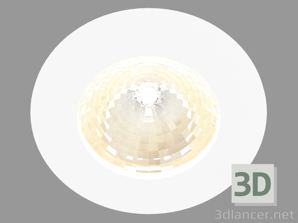 3d model luminaria empotrada LED (DL18572_01WW-White R) - vista previa