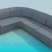 3d model Sofa corner - preview