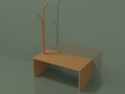 Linear bench with hanger (L 96 cm)