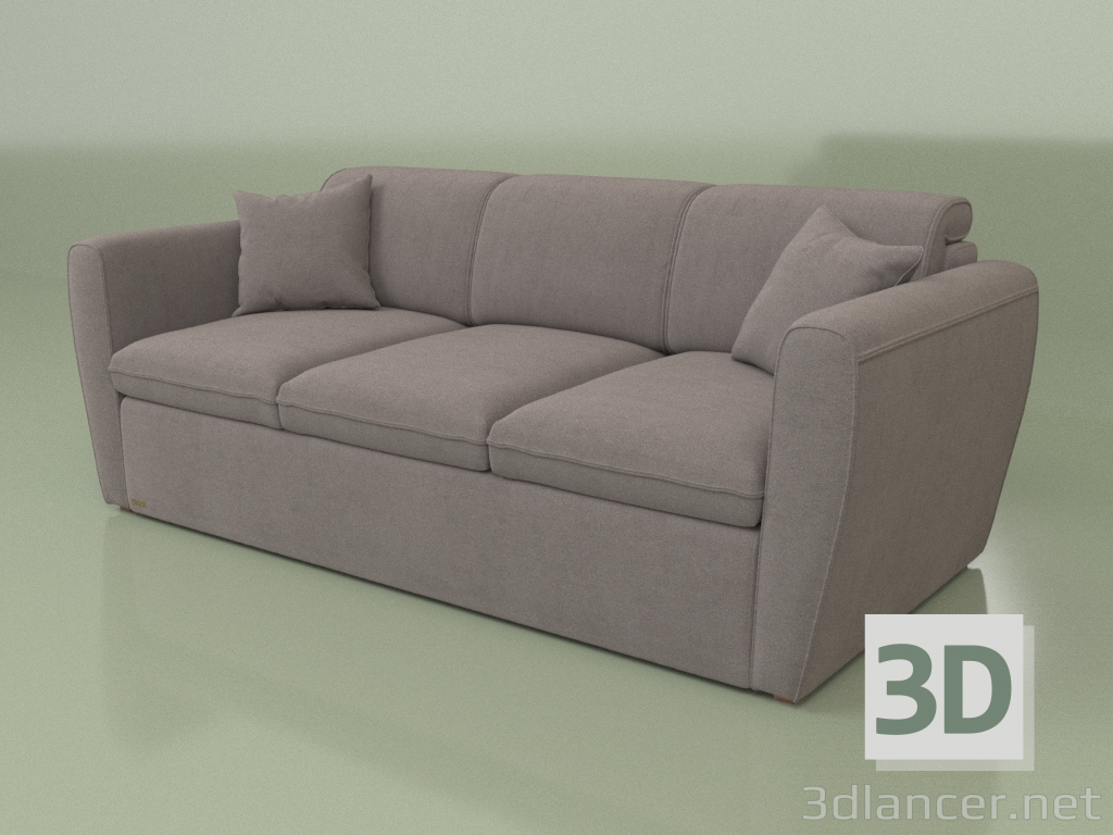 3D Modell Sofa Dreisitzer Delhi - Vorschau