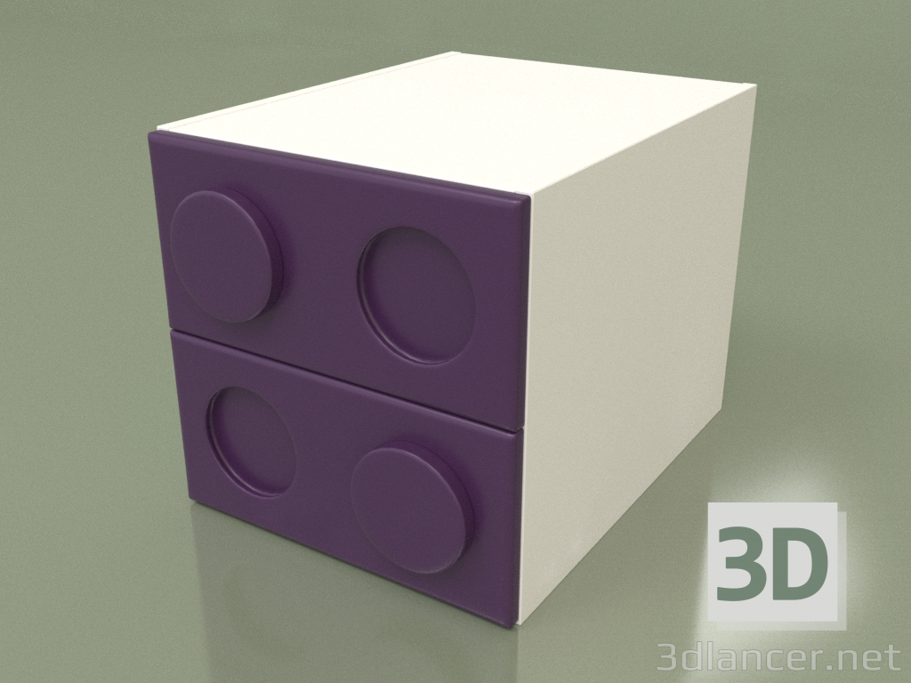 modèle 3D Table de chevet pour enfants (Ametist) - preview