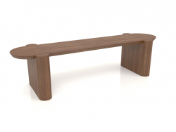 Bench BK 03 (1400x400x350, wood brown light)