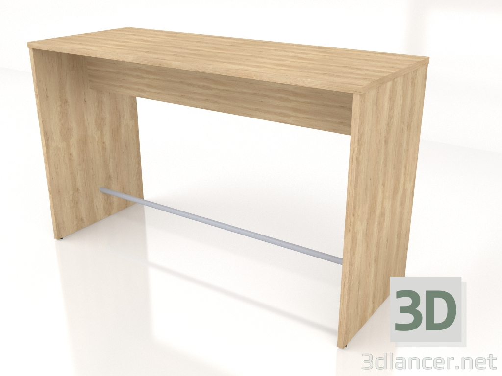 3 डी मॉडल हाई टेबल ओगी हाई PSW78 (1800x700) - पूर्वावलोकन