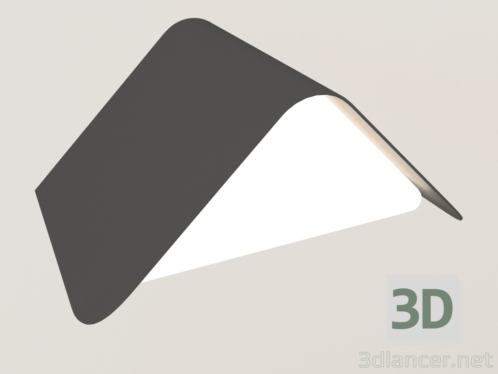 modello 3D Lampada LGD-Parete-Delta-1B-12W - anteprima