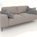 3D Modell Gerades zweiteiliges Sofa CLOUD (Polstervariante 1) - Vorschau