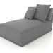 3d model Section 5 sofa module (Anthracite) - preview