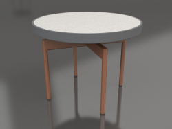 Table basse ronde Ø60 (Anthracite, DEKTON Sirocco)