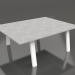 3d model Coffee table 90 (White, DEKTON) - preview