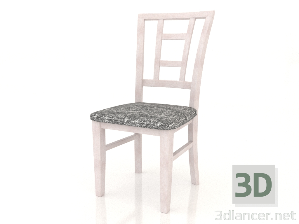 Modelo 3d Cadeira Milton (faia branqueada) - preview