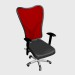 3d модель Кресло Manolo (красное) – превью