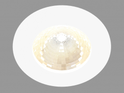 luminaria empotrada LED (DL18572_01WW-White R Dim)