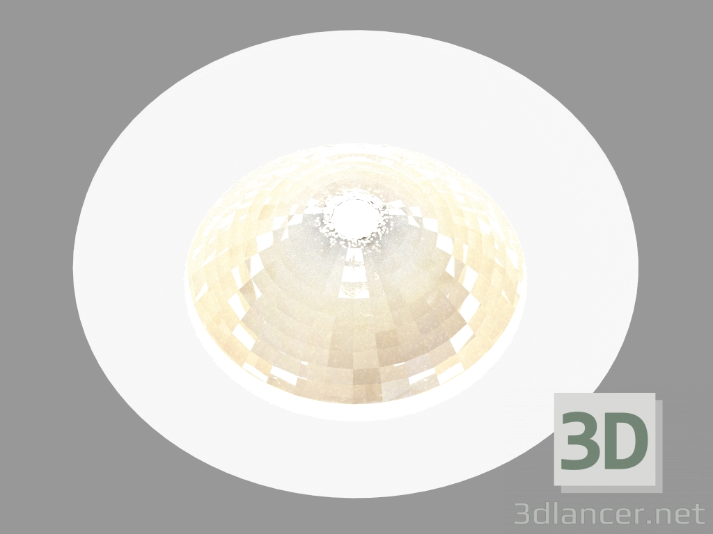 modello 3D Apparecchio da incasso a LED (DL18572_01WW-White R Dim) - anteprima