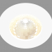 3d model luminaria empotrada LED (DL18572_01WW-White R Dim) - vista previa