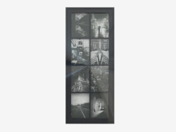 Wandrahmen in Form eines Fensters für 8 Fotos Orkened 33x79 (10258018)