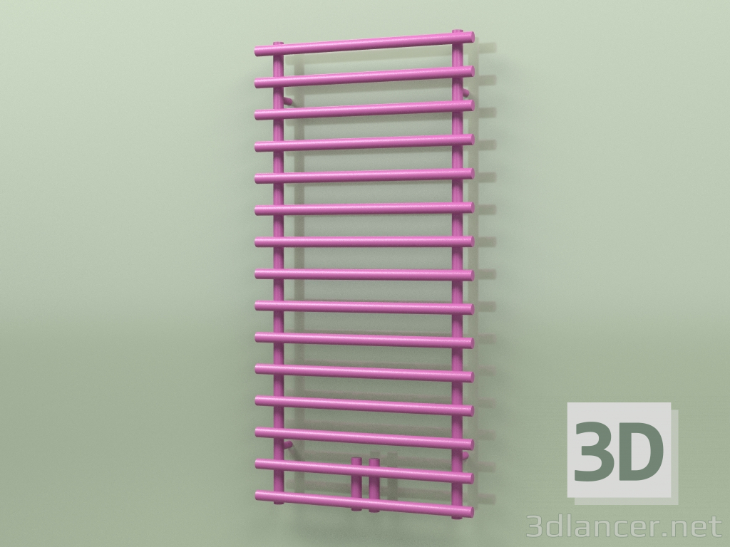 3d model Heated towel rail - Leros (1224 x 600, RAL - 4006) - preview