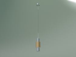 Lampe à suspension LED Bento 50204-1 (argent mat-or mat)
