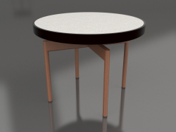 Coffee table round Ø60 (Black, DEKTON Sirocco)
