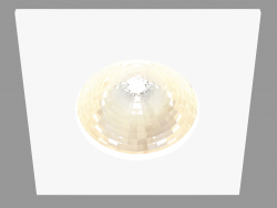 Recessed एलईडी प्रकाश उपकरण (DL18572_01WW सफेद वर्ग)
