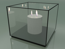Case for storage with a triple candle (C205C)