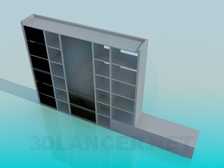 3d model Wardrobe - preview 3d model Wardrobe - preview