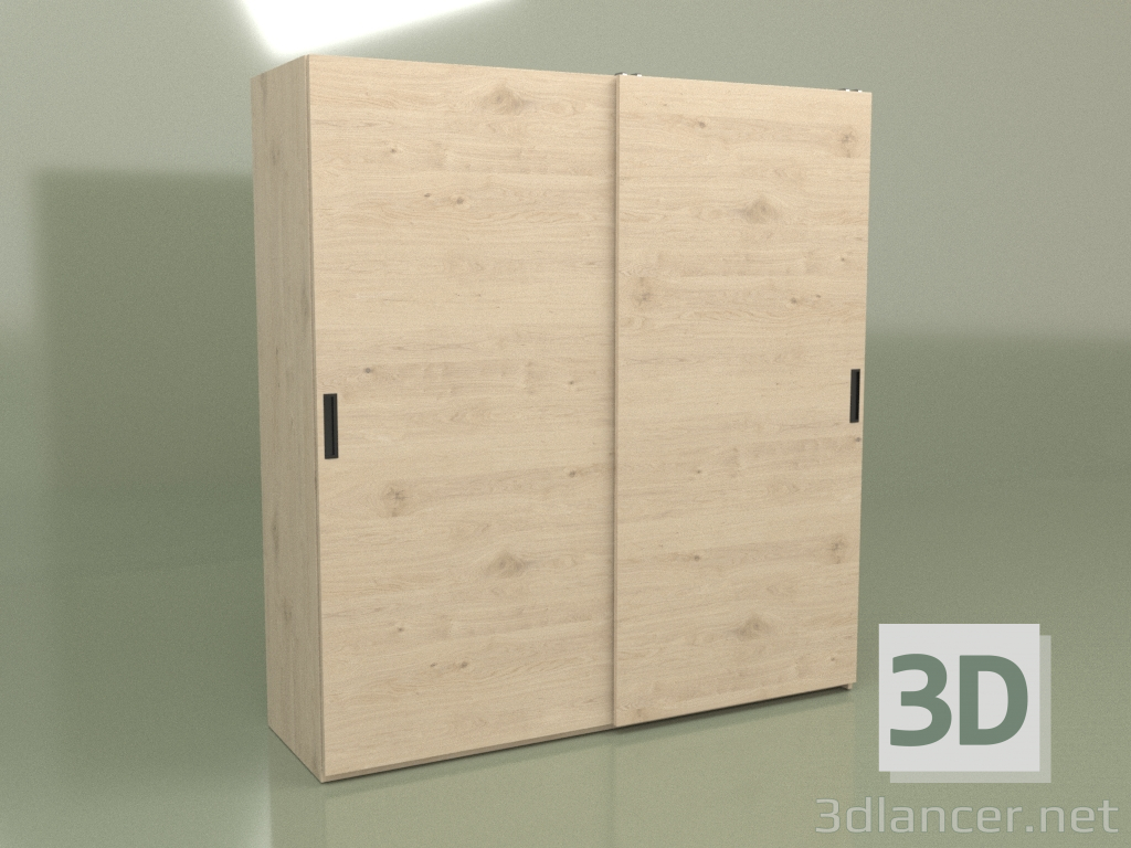 3d model Wardrobe 2 doors Mn 120 (Champagne) - preview