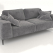 3d model CLOUD straight two-section sofa (upholstery option 3) - preview