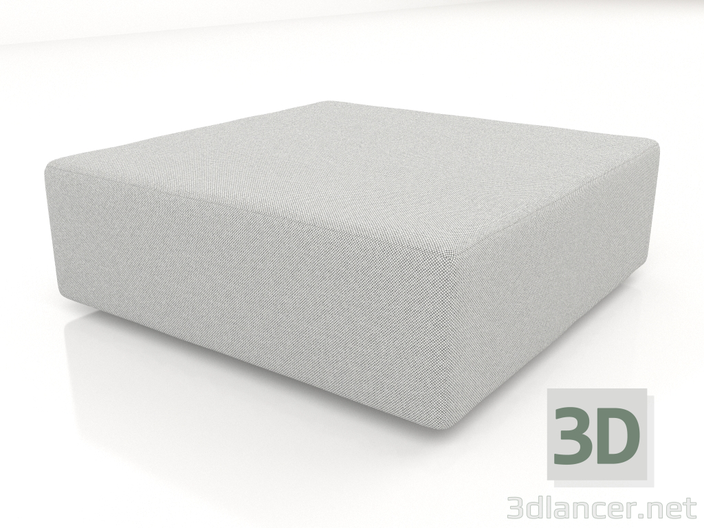 modèle 3D Module canapé-pouf (3cm) - preview