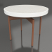 modèle 3D Table basse ronde Ø60 (Blanc, DEKTON Sirocco) - preview