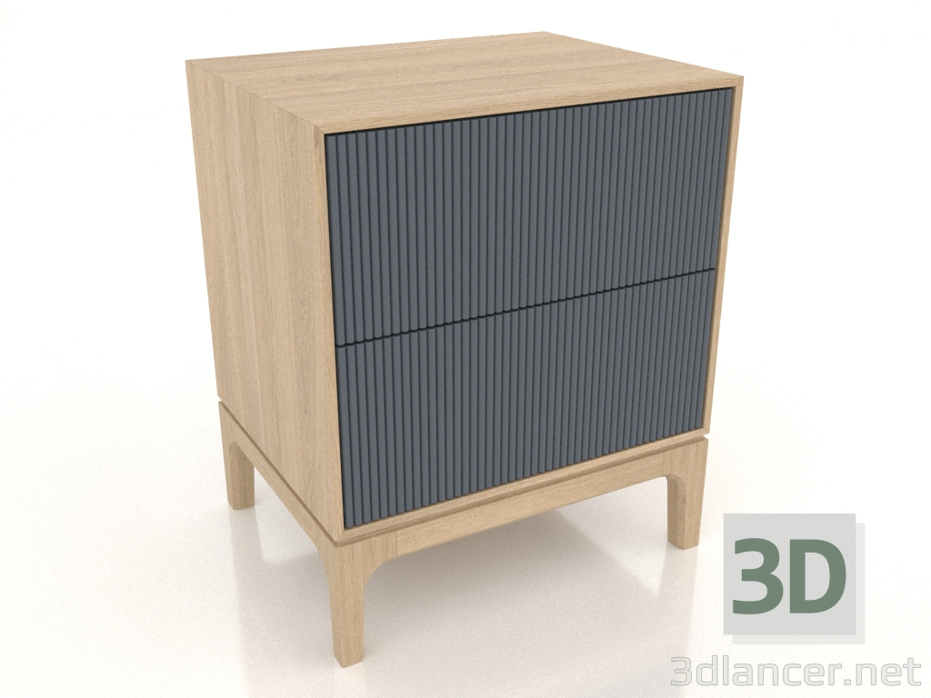 3D modeli Frezelenmiş cepheli FARGO 2 çekmeceli komodin (arduvaz, açık meşe, seçenek 3) - önizleme 3D modeli Frezelenmiş cepheli FARGO 2 çekmeceli komodin (arduvaz, açık meşe, seçenek 3) - önizleme