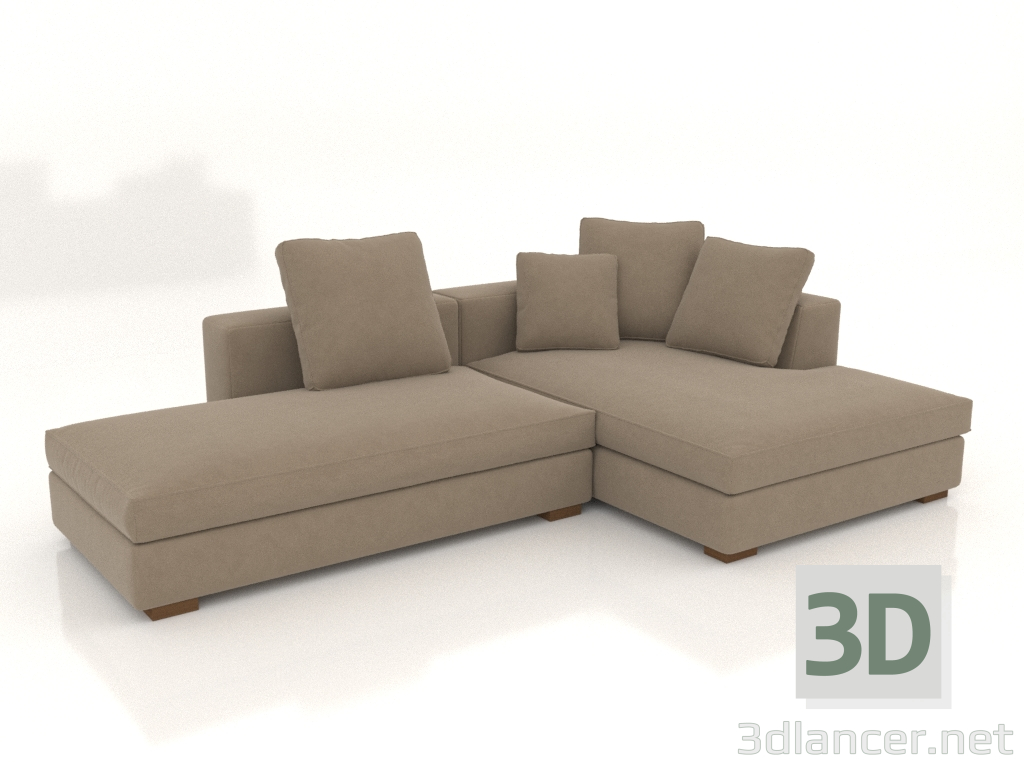 3D Modell Magnus Ecksofa im modern-klassischen Stil - Vorschau