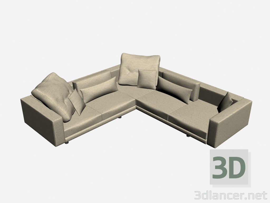 3d model Sofa corner Sensation - preview