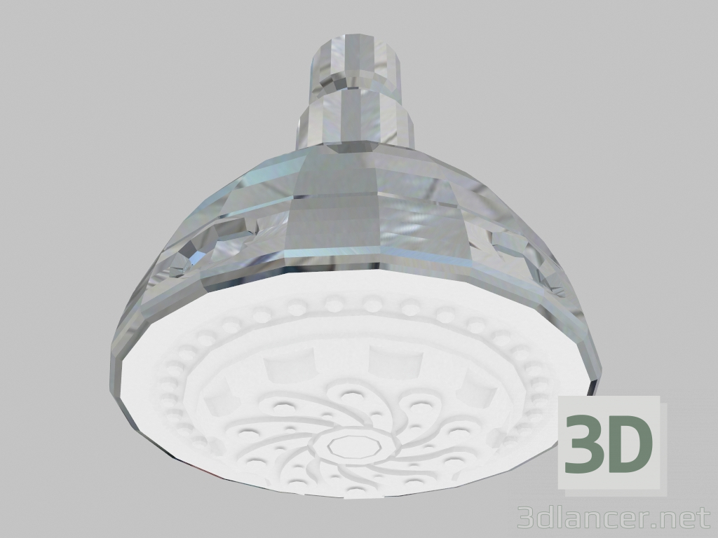 modello 3D Soffione doccia con 5 funzioni 90 mm Cascada (NAC 035K) - anteprima