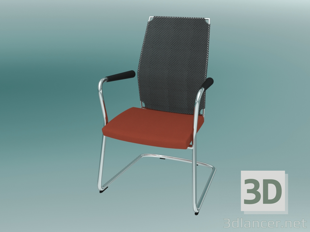 Modelo 3d Cadeira de conferência (213VN) - preview