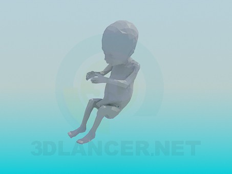 modelo 3D Embrión - escuchar modelo 3D Embrión - escuchar