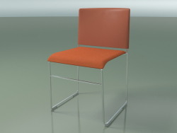 Stackable chair 6601 (seat upholstery, polypropylene Rust, CRO)
