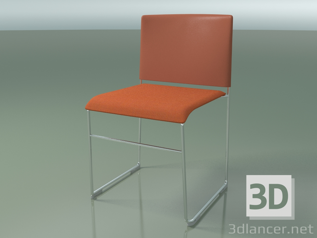 3D modeli İstiflenebilir sandalye 6601 (koltuk döşemesi, polipropilen Rust, CRO) - önizleme