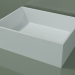 3D modeli Tezgah üstü lavabo (01UN21101, Glacier White C01, L 48, P 36, H 16 cm) - önizleme