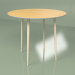 modèle 3D Table de cuisine Sputnik 90 cm placage (gris clair) - preview