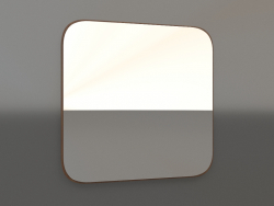Espelho ZL 27 (450x450, madeira marrom claro)