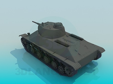 3d модель Танк T50 – превью 3d модель Танк T50 – превью