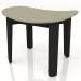 3d model Nora stool with fabric upholstery (dark) - preview