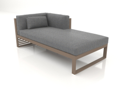 Modular sofa, section 2 right (Bronze)
