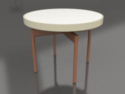 Round coffee table Ø60 (Gold, DEKTON Zenith)