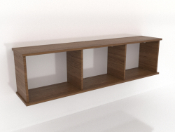 Подвесная полка SHELF 7 (открытая) 1400 мм (светлый орех)
