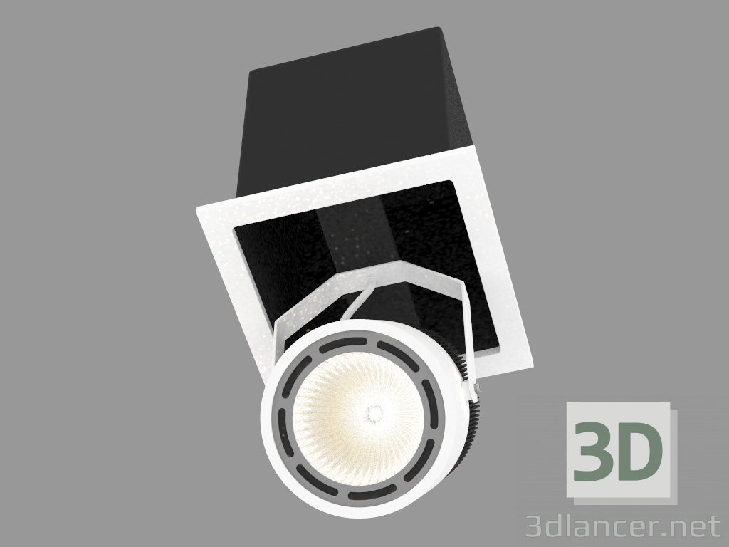 3d модель Встраиваемый светодиодный светильник (DL18601_01WW-SQ) – превью