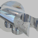 modèle 3D Connecteur d'angle Cascada (NAC 051K) - preview