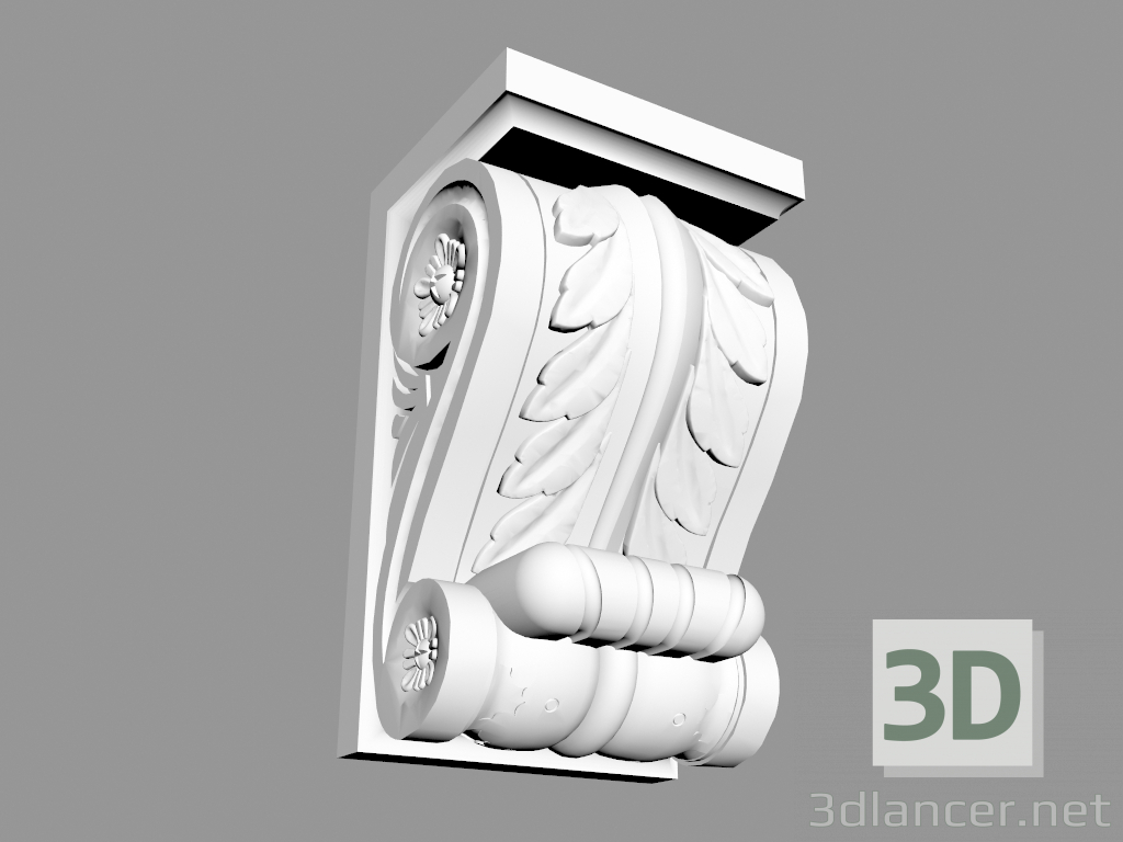 modèle 3D Support (КР4) - preview