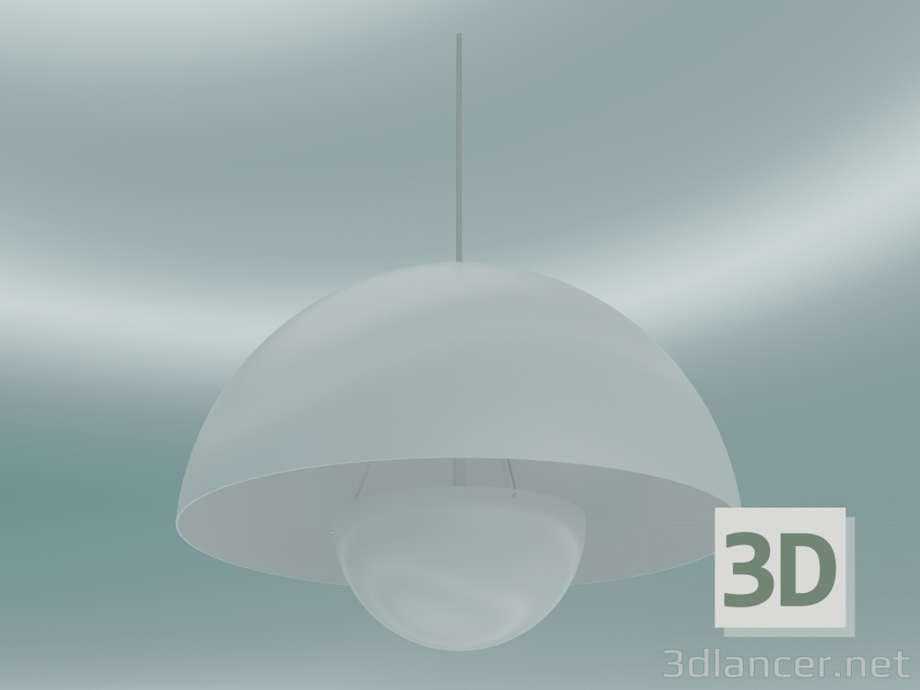 3d model Pendant lamp Flowerpot (VP2, Ø50cm, H 36cm, White) - preview