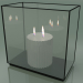 modello 3D Custodia per conservazione con una tripla candela (C205A) - anteprima