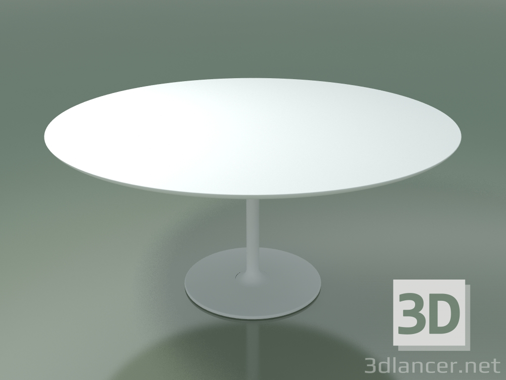 modello 3D Tavolo rotondo 0634 (H 74 - P 158 cm, F01, V12) - anteprima